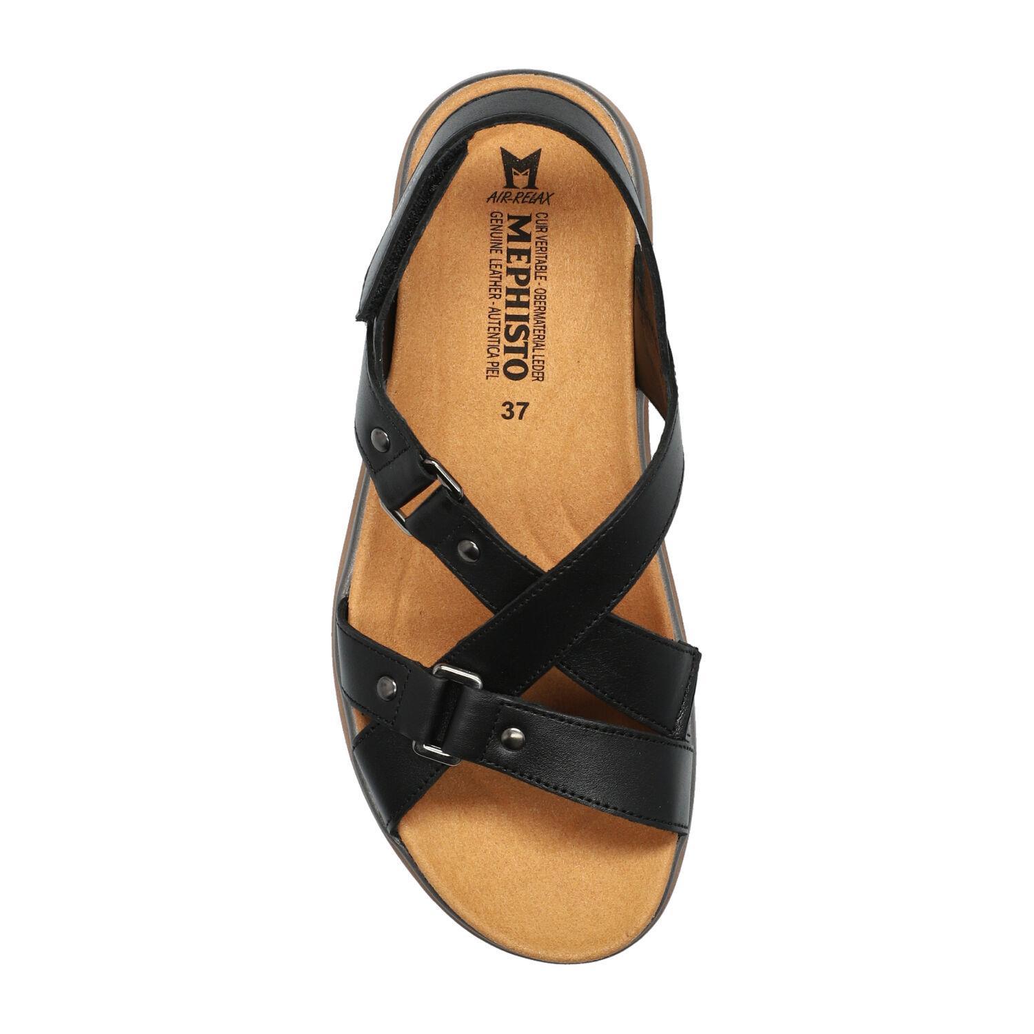 sandales femme modèle Dalma Noir - Mephisto